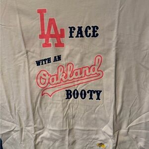 Graphic Tee with LA and Oakland Design